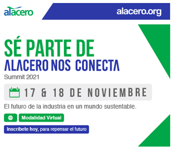 Congreso Alacero 2021: El futuro de la industria en un mundo sustentable