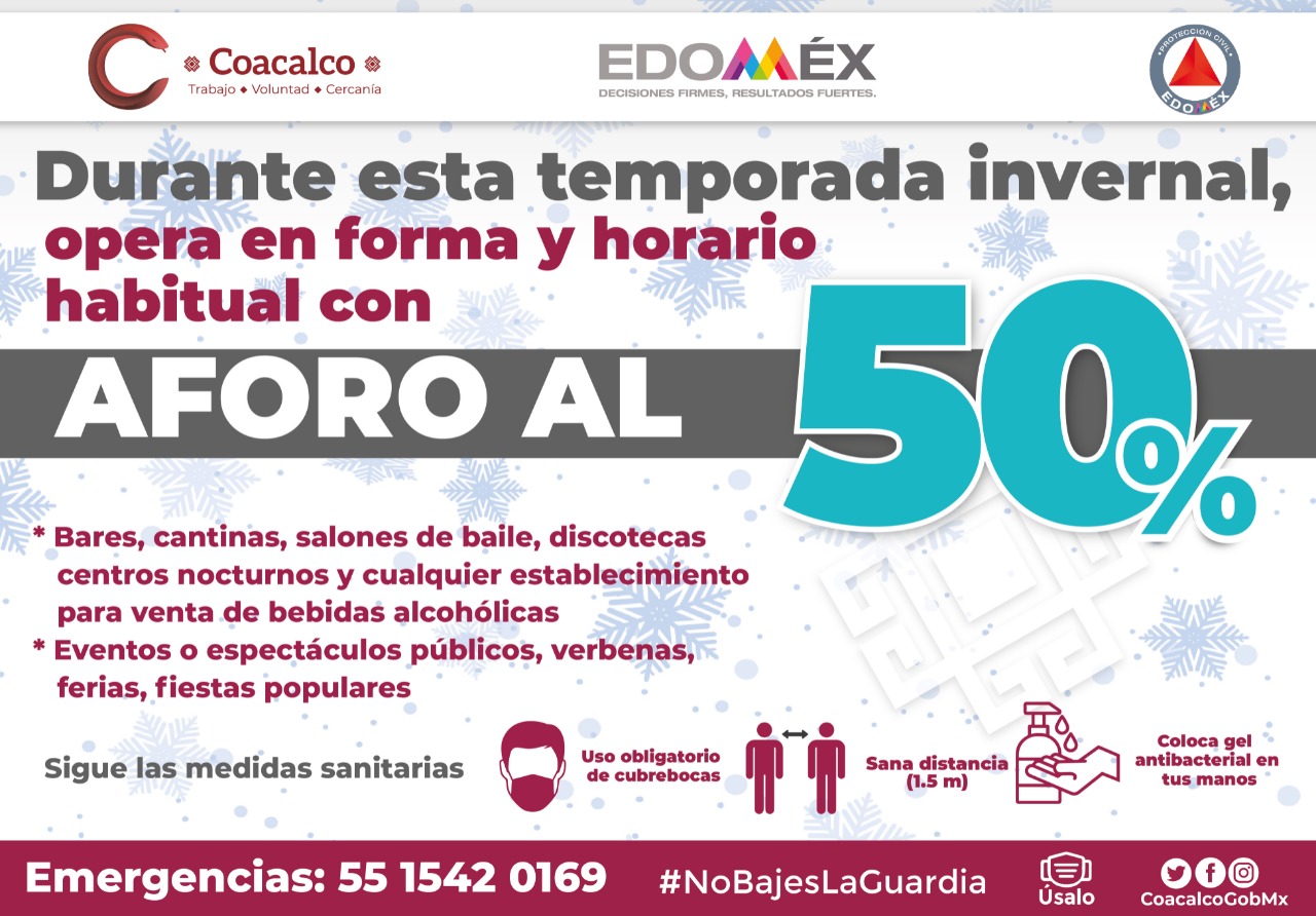 EL 13 DE DICIEMBRE INICIA, EN COACALCO, APLICACIÓN DE DOSIS DE REFUERZO PARA GRUPO DE 60 Y MÁS