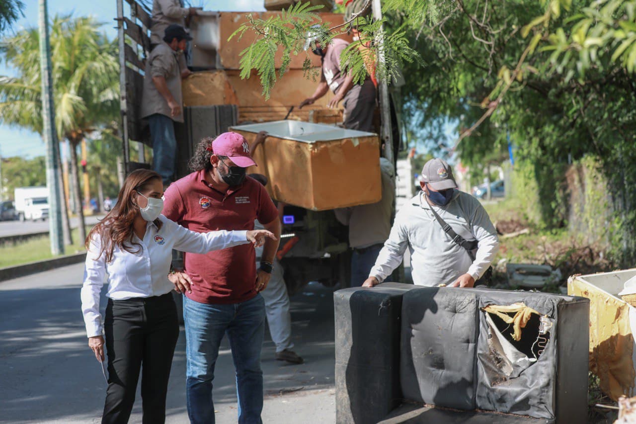 LLEVA GOBIERNO MUNICIPAL BRIGADAS DE MANTENIMIENTO A LA SM 94
