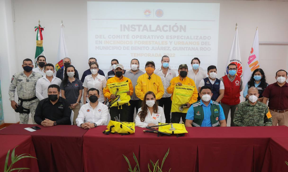 BENITO JUÁREZ LISTO PARA PREVENIR Y COMBATIR INCENDIOS FORESTALES Y URBANOS