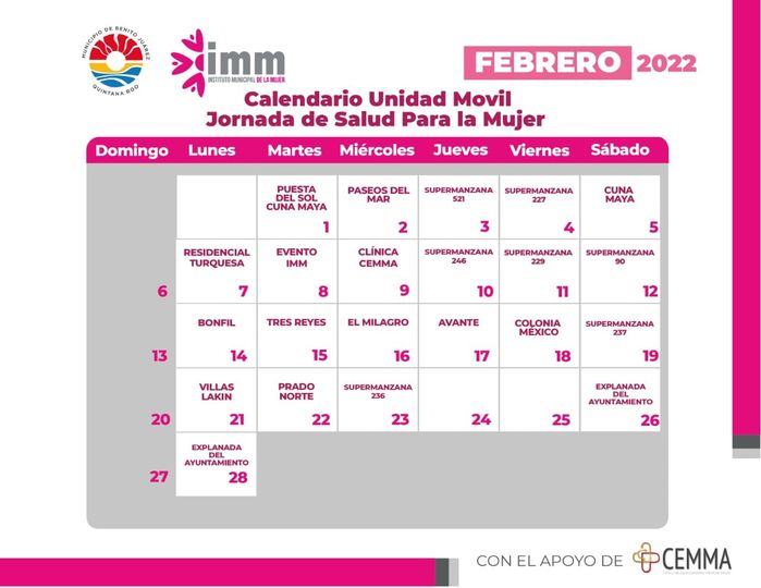 INVITAN A LAS JORNADAS DE SALUD PARA LA MUJER