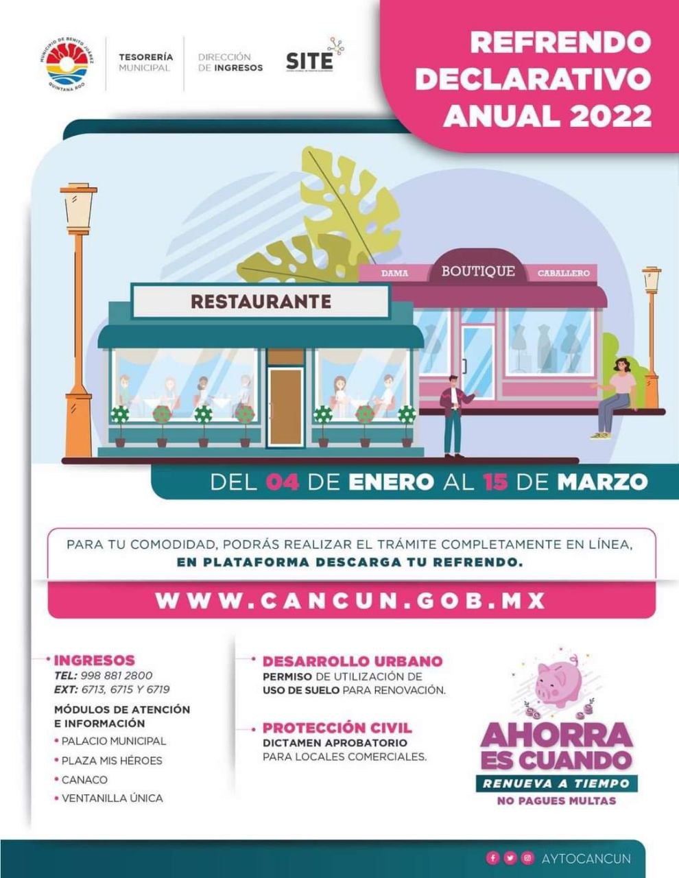 FACILITA GOBIERNO MUNICIPAL TRÁMITE DE REFRENDO DECLARATIVO ANUAL 2022