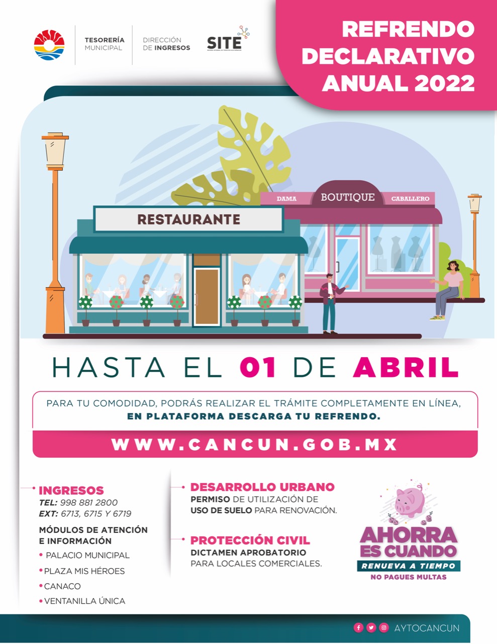 NUEVO PLAZO PARA SOLICITAR REFRENDO DE LICENCIA DE FUNCIONAMIENTO