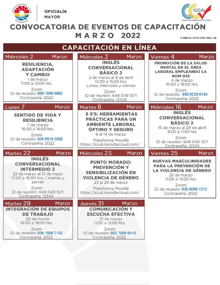 OFRECEN CAPACITACIÓN Y TALLERES PARA BENITOJUARENSES