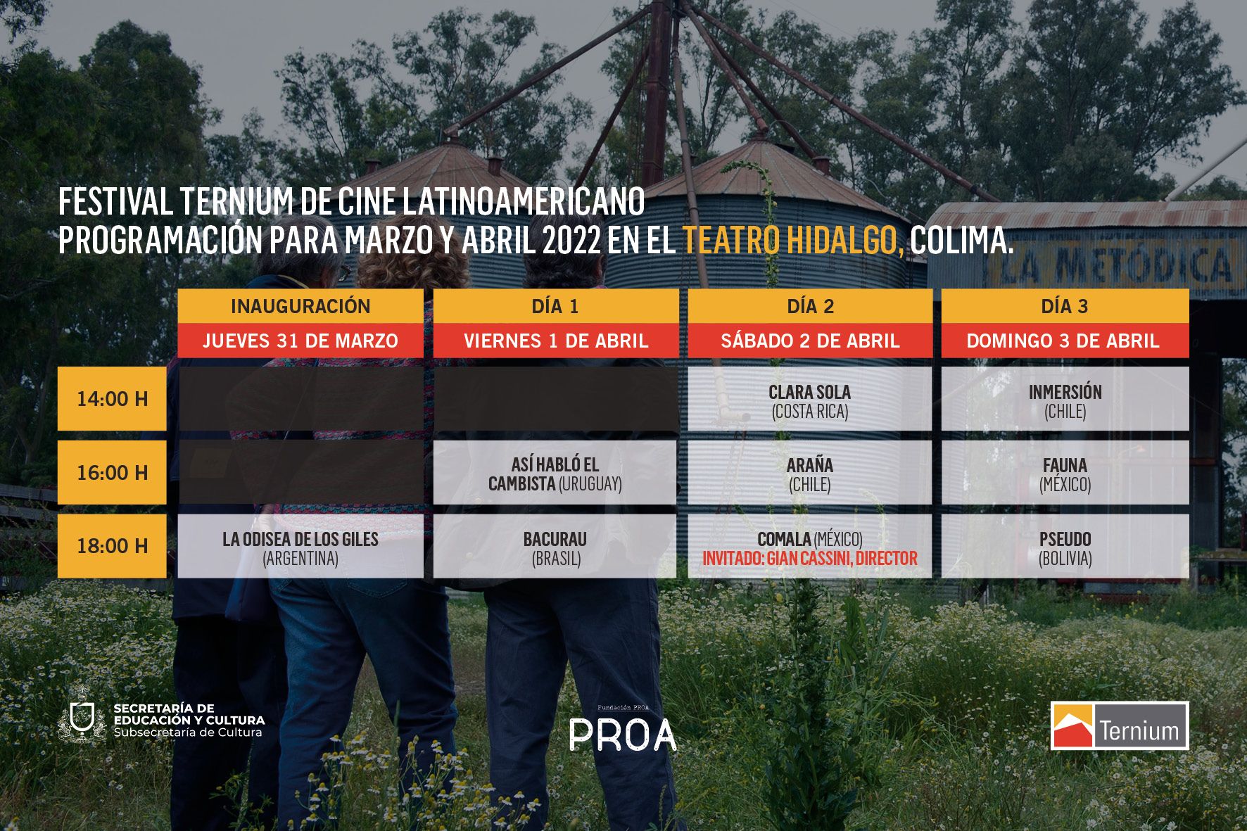 Regresa el Festival Ternium de Cine Latinoamericano a Colima