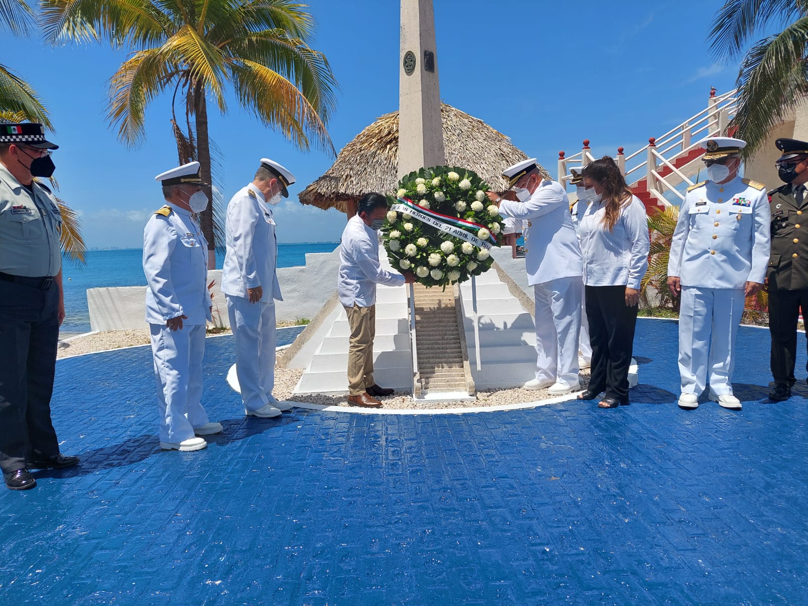 CONMEMORAN 108 ANIVERSARIO DE DEFENSA HEROICA DEL PUERTO DE VERACRUZ
