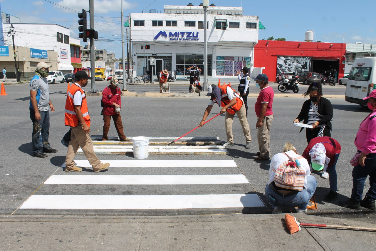 REALIZAN TRABAJOS DE MEJORA URBANA EN BJ