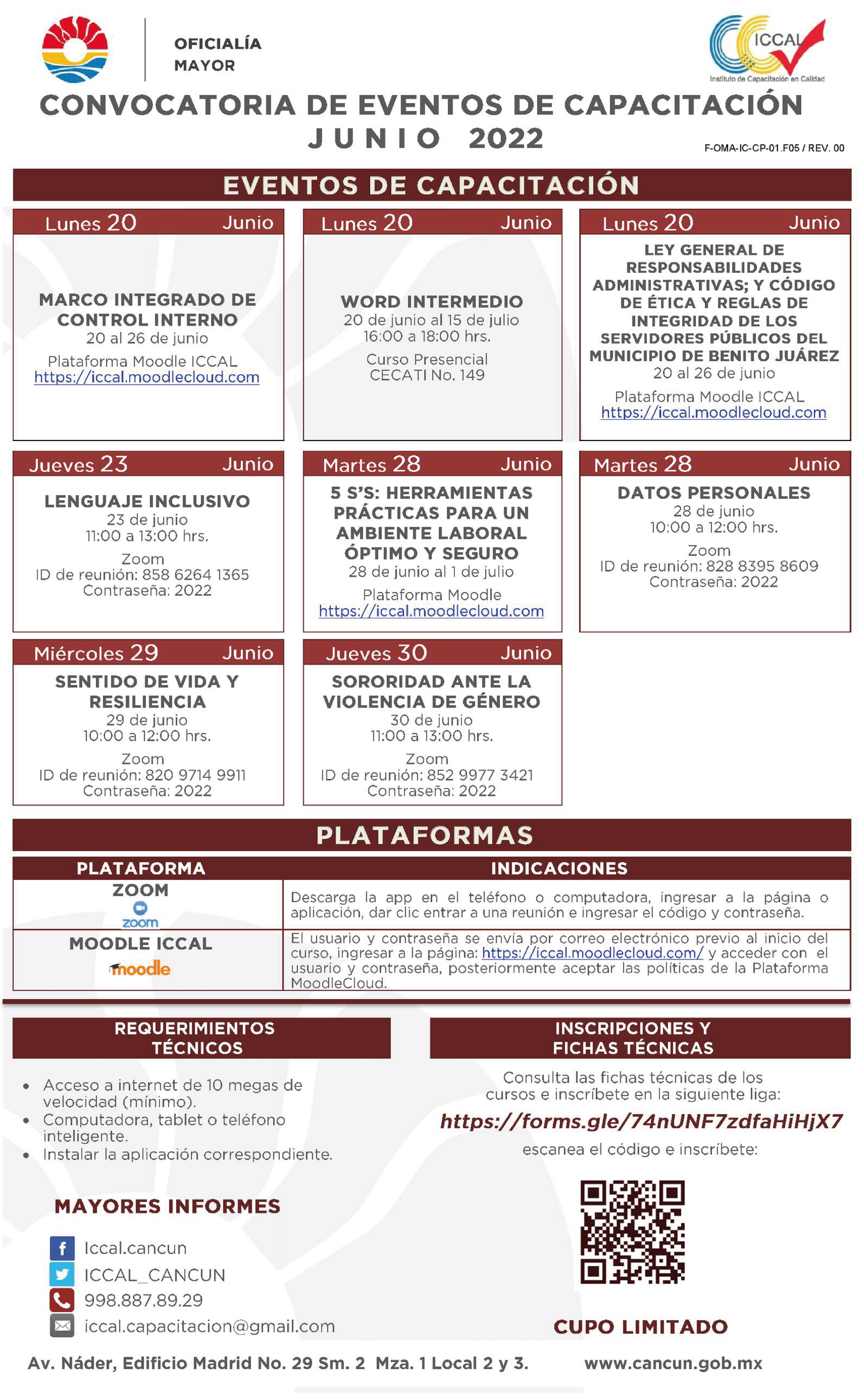 CONTINÚA GOBIERNO DE BJ CON CURSOS INTEGRALES PRESENCIALES Y VIRTUALES