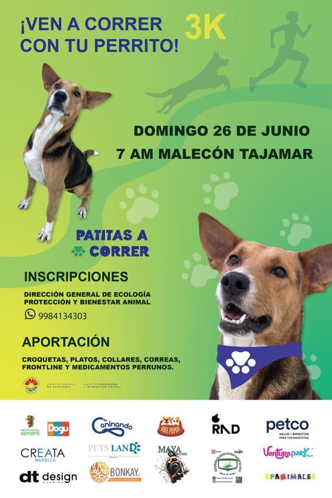 INVITAN AUTORIDADES MUNICIPALES A PARTICIPAR EN LA CARRERA “PATITAS A CORRER”