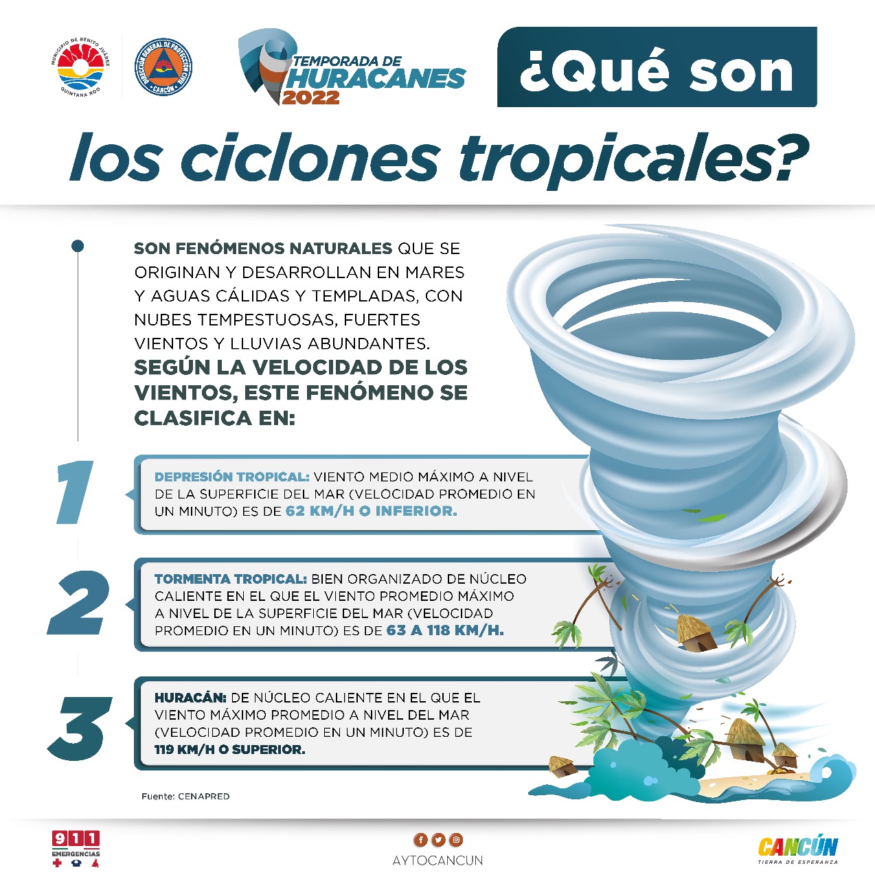 MANTIENE GOBIERNO MUNICIPAL CONSTANTE PREVENCIÓN EN TEMPORADA DE HURACANES 2022