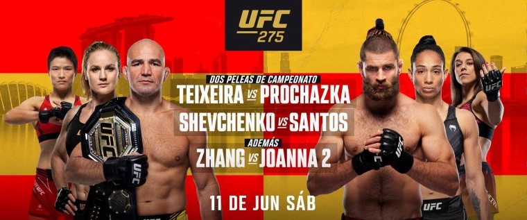 UFC® hará historia en Singapur con UFC® 275: TEIXEIRA vs.