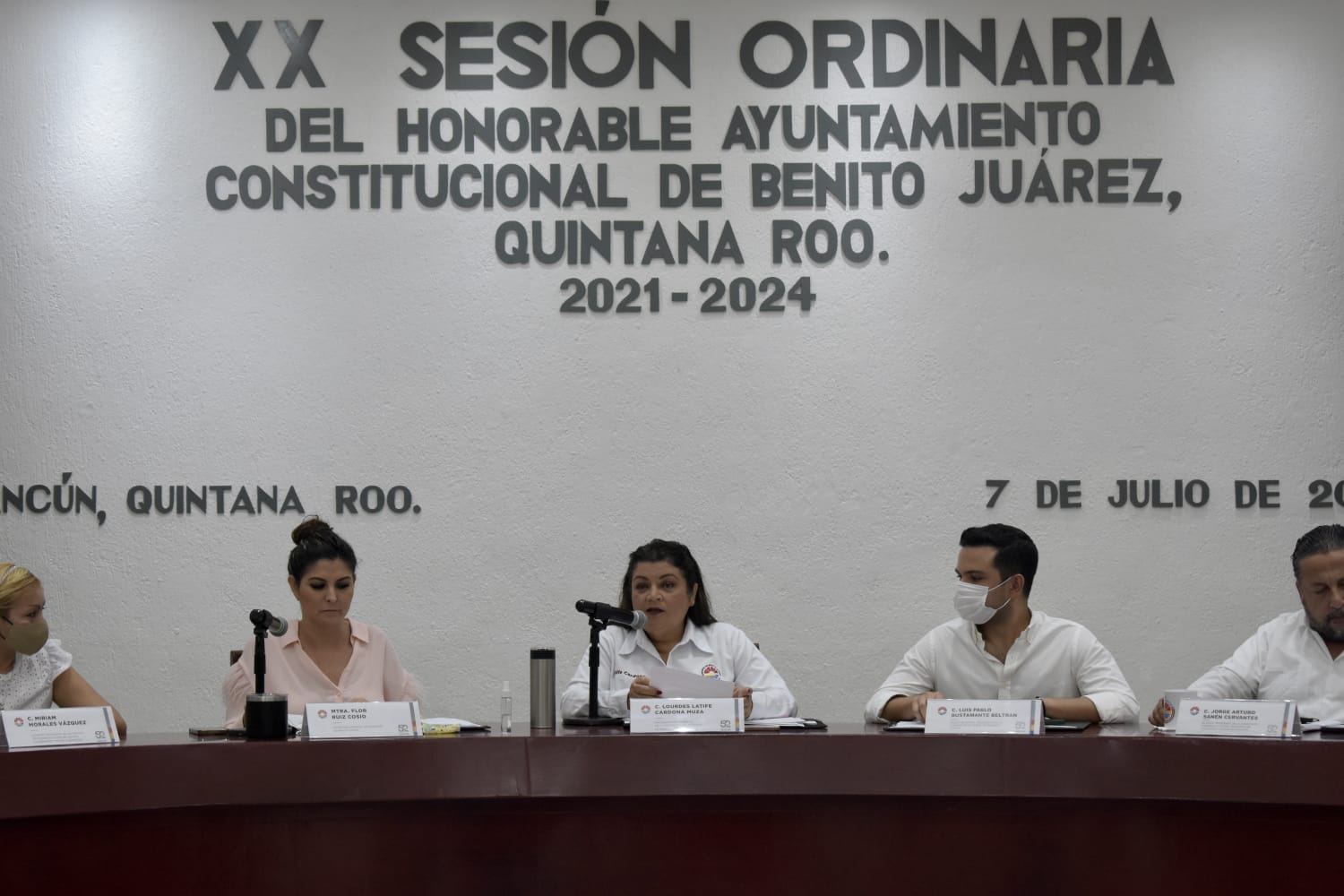 AVALA CABILDO DE BENITO JUÁREZ MÁS OBRAS PARA CANCÚN