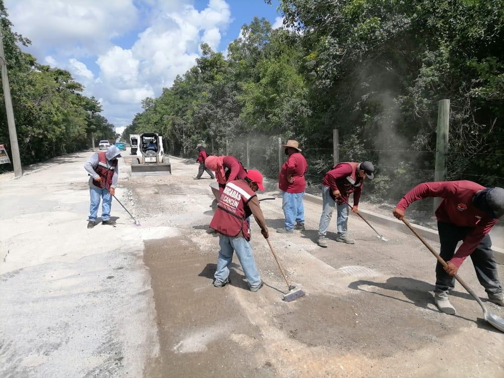 REALIZAN MANTENIMIENTO DE VÍAS ALTERNAS Y CALLES SECUNDARIAS DE CONEXIÓN POR OBRAS EN BLVD COLOSIO