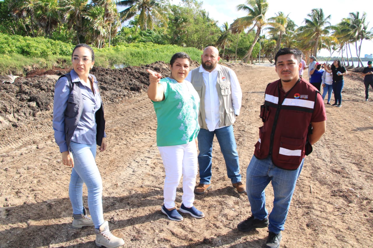 TRABAJO PERMANENTE PARA MEJORAR INSTALACIONES E IMAGEN DE PLAYAS EN CANCÚN
