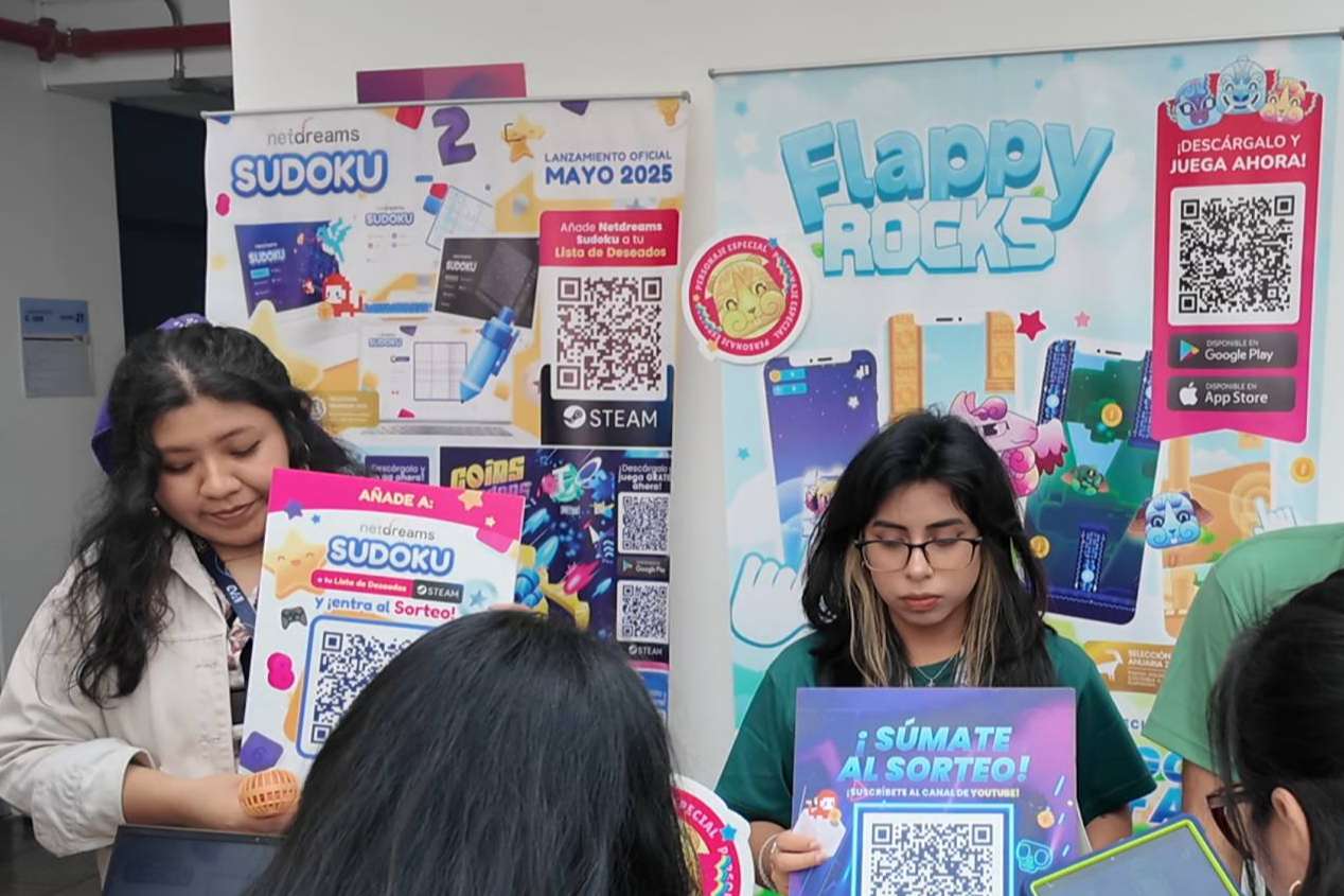 Netdreams Studio exhibe su talento creativo en el Perú Game Show 2025 con títulos desarrollados en ZofraTacna